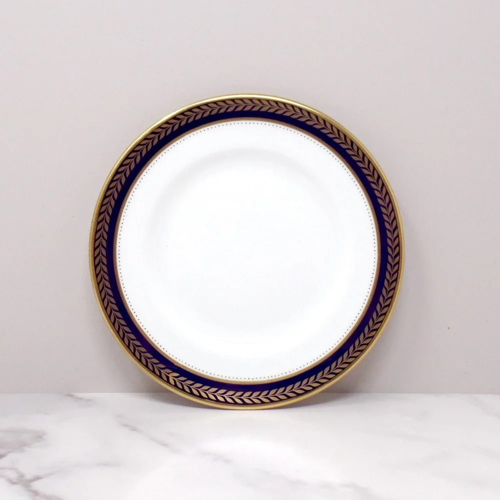 Vintage Coalport Bone China Blue Wheat 6 piece Place Setting (1972-93)